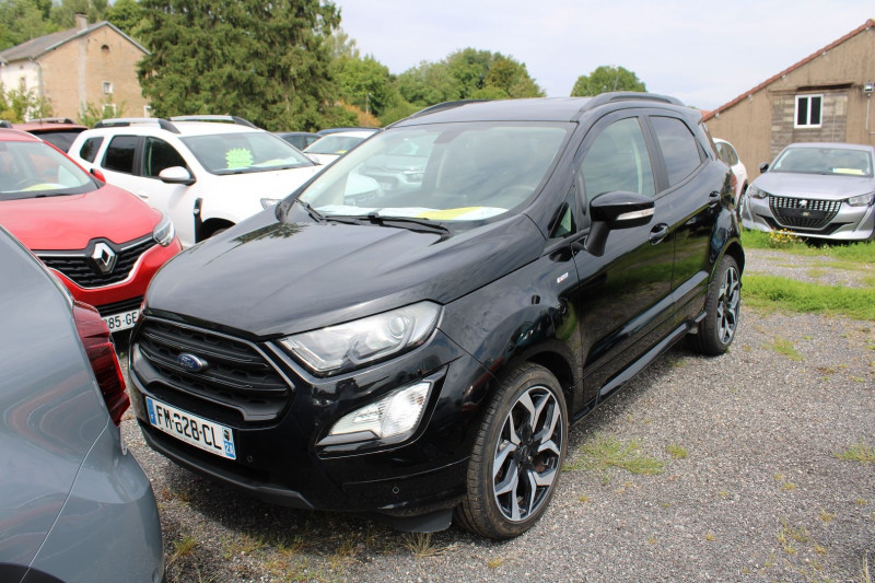 Ford ECOSPORT II ST-LINE 125 CV ECOBOOST CAMÉRA GPS 3D CAMÉRA USB JA 18 APPLE CAR PLAY RÉGULATEUR Essence NOIR DIAMANT Occasion à vendre
