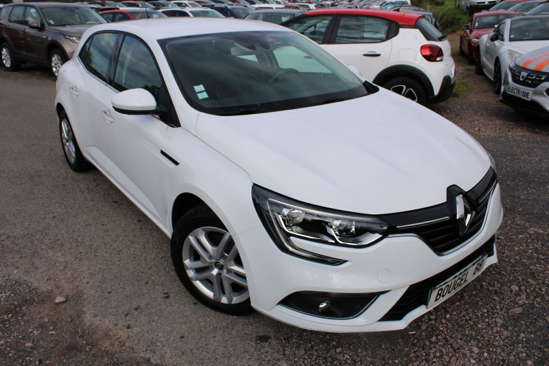 Renault MEGANE 4 BUSINESS BLUE DCI 115 CV GPS TACTILE AFIL AUDIO USB RADAR BLUETOOTH RÉGULATEUR Diesel BLANC CRISTAL Occasion à vendre