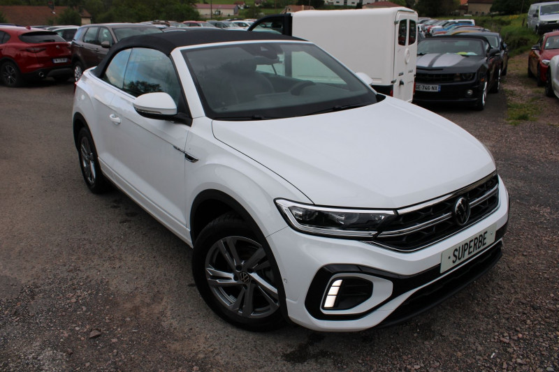 Photo 6 de l'offre de VOLKSWAGEN T-ROC II CABRIOLET R-LINE TSI 150 CV GPS CARPLAY CAMÉRA FULL LED USB JA 17 PARK ASSIST BOITE DSG-7 à 38990€ chez Bougel transactions