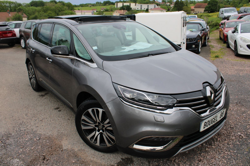 Renault ESPACE 5 INITIALE PARIS DCI 160 CV  4 CONTROL  GPS  7 PLACES  TOIT PANO CAMÉRA BOITE AUTO Diesel GRIS CASSIOPE Occasion à vendre