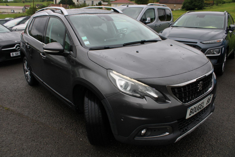 Peugeot 2008 II BLUE HDI 120 CV ALLURE LUXE GPS 3D CAMÉRA TOIT PANO RE USB JA 17 GRIP RÉGULATEUR Diesel GRIS PLATINIUM Occasion à vendre