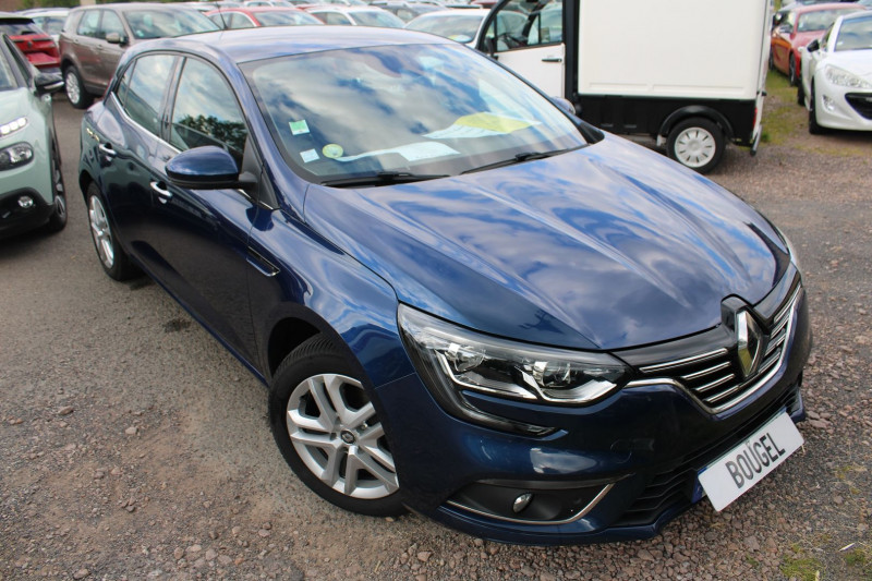 Renault MEGANE 4 1L5 DCI 90 CV ENERGY BUSINESS GPS 3D CLIM AUDIO USB RADAR BLUETOOTH RÉGULATEUR Diesel BLEU COSMOS Occasion à vendre