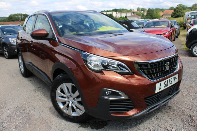 Peugeot 3008 III 1L2 ESSENCE 130 CV ACTIVE GPS MÉDIA USB REGULATEUR BLUETOOTH LEDS CLIM AUTO BV6 Essence MARRON COOPER Occasion à vendre