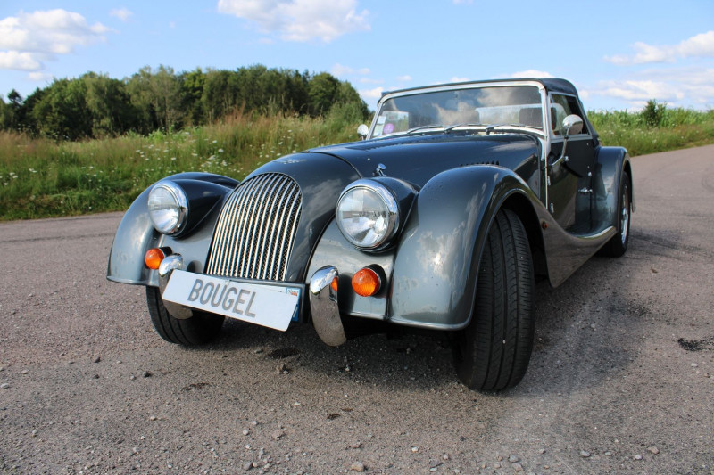 Photo 4 de l'offre de MORGAN MORGAN PLUS 4 CABRIOLET 2L 156 CV CUIR FAUVE JANTES ALU RAYON CHROMES BOIS PRECIEUX à 63500€ chez Bougel transactions