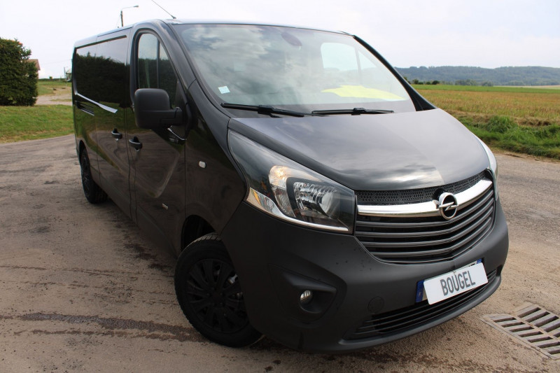 Opel VIVARO FG 1L6 CDTI 120 CV BOITE 6V 3 PLACES GPS USB RÉGULATEUR BLUETOOTH ABS CAMÉRA  L2 H1 Diesel NOIR PROFOND Occasion à vendre