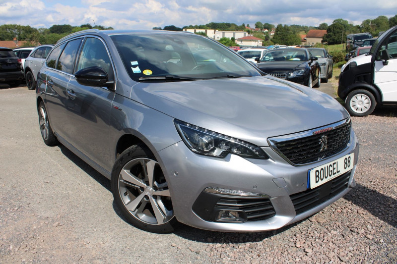 Peugeot 308 III SW BLUE HDI 130 CV GT-LINE GPS 3D FULL LED USB JA 17 ATTELAGE BLUETOOTH RÉGULATEUR Diesel GRIS ARTENSE Occasion à vendre