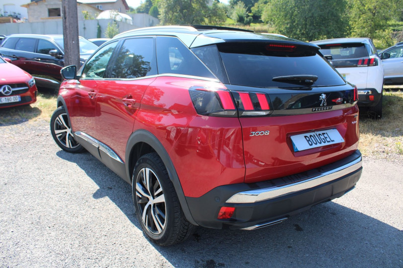 Photo 3 de l'offre de PEUGEOT 3008 III 1L5 BLUEHDI 130 CV GT LINE BICOLOR CAMÉRA GPS USB FULL LEDS  JA 18 TOIT OUVRANT à 19800€ chez Bougel transactions