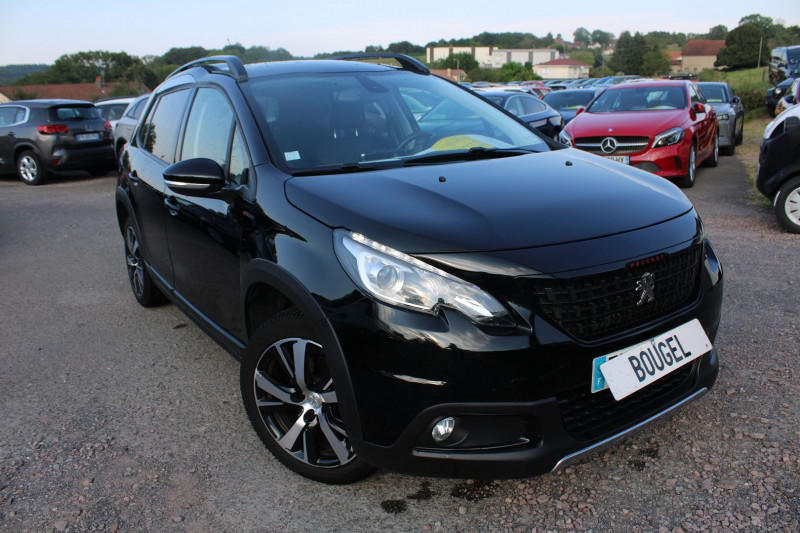 Peugeot 2008 II GT-LINE 110 CV GPS 3D CAMÉRA AUDIO USB JA 17 MI/CUIR RÉGULATEUR BOITE AUTO EAT-6 Essence NOIR PERLA Occasion à vendre