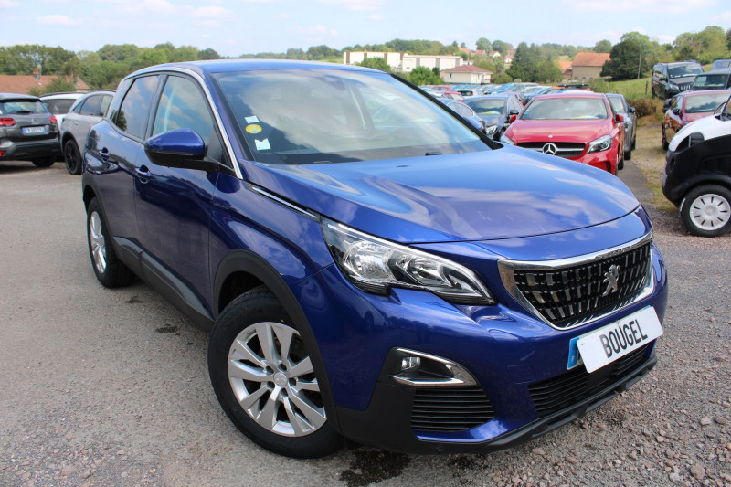 Peugeot 3008 III 1L5 BLUEHDI 130 CV ACTIVE BUSINESS GPS USB RÉGULATEUR BLUETOOTH RADARS LEDS  BV6 Diesel BLEU MAGNETIC Occasion à vendre