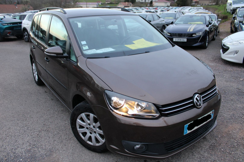 Volkswagen TOURAN II 1L6 TDI 105 CV TRENDLINE BOITE 6V RÉGULATEUR BLUETOOTH CLIM AUTO ABS  7 SIÈGES Diesel MARRON KOGA Occasion à vendre