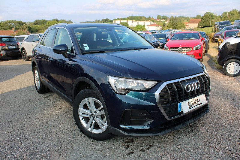 Audi Q3 35 TFSI 150CH DESIGN S TRONIC 7 Essence BLEU SIDERAL Occasion à vendre