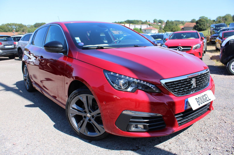 Peugeot 308 III GT-LINE 130 CV ESSENCE GPS 3D CAMÉRA FULL LED MP3 USB JA 18 BLUETOOTH RÉGULATEUR Essence ROUGE ULTIMATE Occasion à vendre