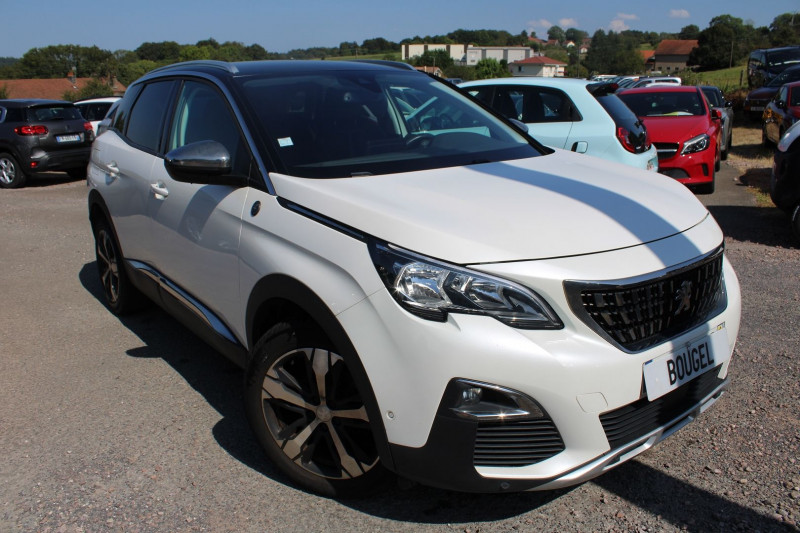 Peugeot 3008 III BLUE HDI 120 CV CROSSWAY GPS 3D CAMÉRA USB JA 18 I-COKPIT BLUETOOTH RÉGULATEUR Diesel BLANC / TOIT NOIR Occasion à vendre