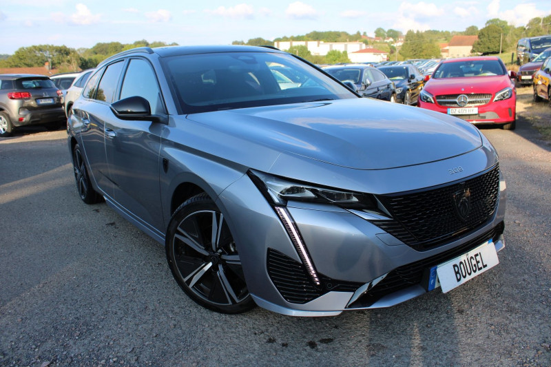 Peugeot 308 SW PHASE 4 GT 130 CV GPS 3D CAMÉRA TOIT PANO USB JA 18 FULL LED I-COKPIT BOITE AUTO EAT-8 Essence GRIS ARTENSE Occasion à vendre