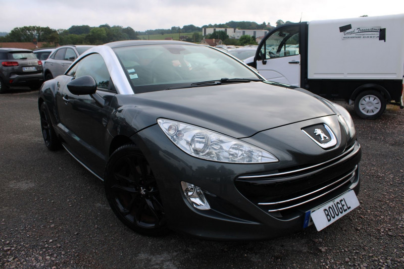 Peugeot RCZ 1L6 THP 200 CV TURBO CUIR SIÉGES ELEC/CHAUF GPS MÉDIA BLUETOOTH RÉGULATEUR JA 19 Essence GRIS ANTHRACITE Occasion à vendre