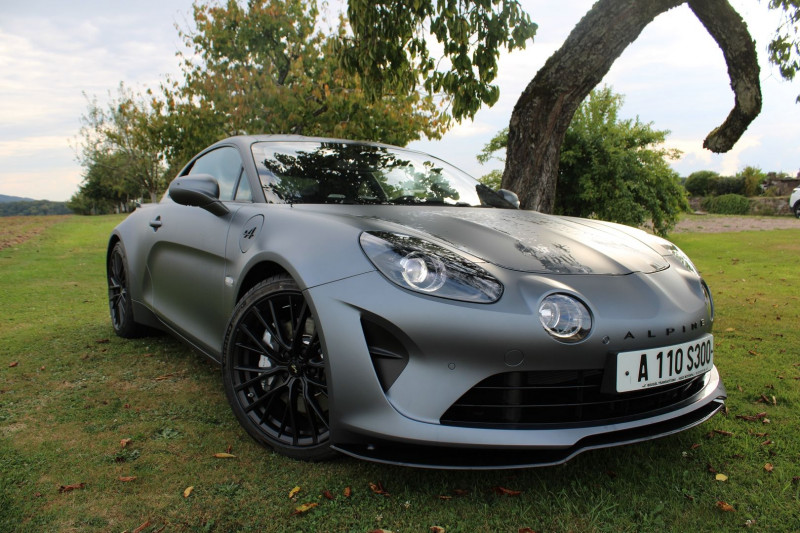 Alpine A110 SÃRIE NUMÃROTÃE ENSTONE EDITION S "300 CV" PACK AÃRO CAMÃRA BOITE-AUTO+PALETTES Essence GRIS TONNER MAT Occasion à vendre