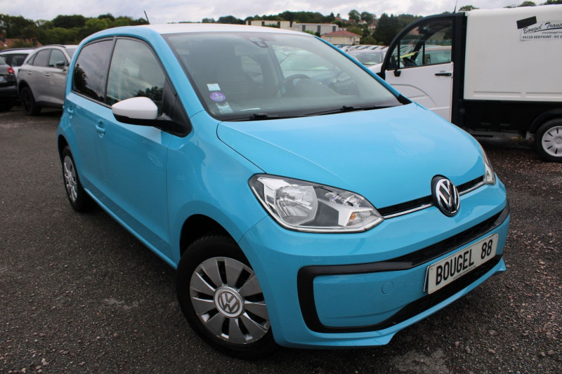 Volkswagen UP! TECHNOLOGY MOVE UP! ESSENCE 75 CV CLIM CAMÉRA AUDIO MP3 USB BLUETOOTH RÉGULATEUR Essence BLEU AZUR Occasion à vendre