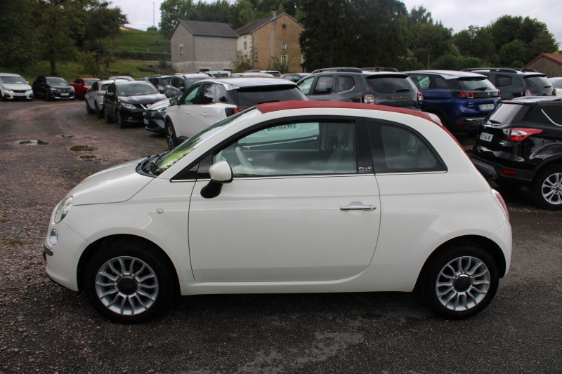 Photo 18 de l'offre de FIAT 500 CABRIOLET 1L2 LOUNGE MI CUIR CLIMAT ABS HIFI JANTES ALU  BICOLOR  DÉCAPOTABLE à 8700€ chez Bougel transactions