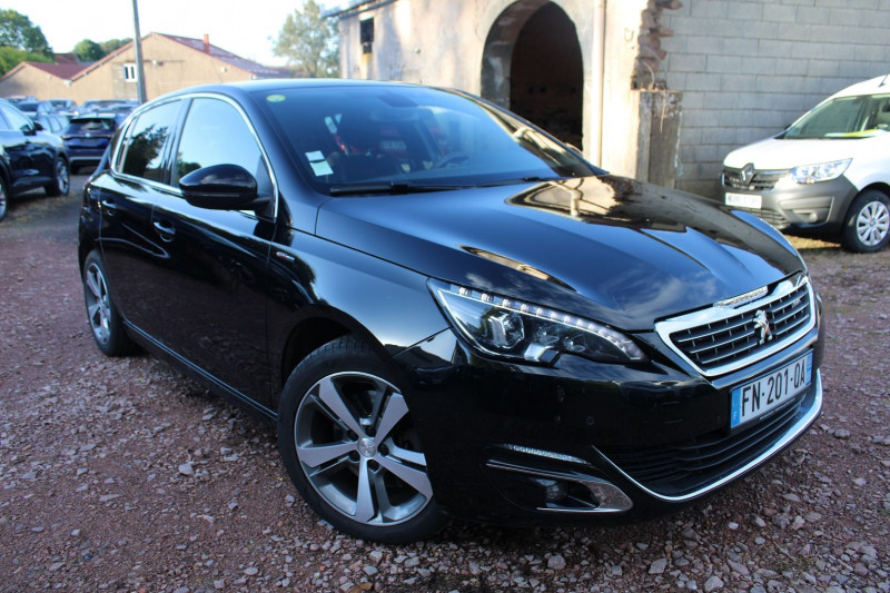 Peugeot 308 III GT-LINE 2L BLUE HDI 150 CV GPS 3D CAMÉRA JA 17 FULL LED USB PK HIVER RÉGULATEUR Diesel NOIR PERLA Occasion à vendre