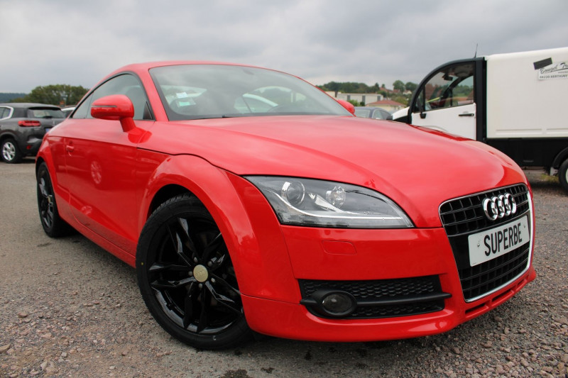 Audi TT TFSI 200 CV CLIM XÉNON+LED USB RADAR RÉGULATEUR BOITE AUTO S-TRONIC 6 + PALETTES Essence ROUGE SPORT Occasion à vendre