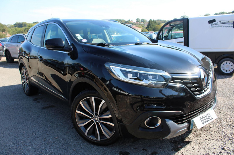 Renault KADJAR ENERGY INTENS TCE 130 CV GPS 3D CAMÉRA FULL LED TOIT PANO PARK ASSIST BOITE AUTO Essence NOIR ETOILE Occasion à vendre