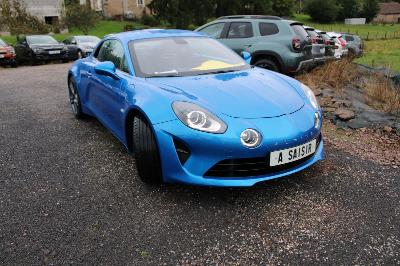 Alpine A110 LEGENDE 1L8 TURBO 225 CV BOITE AUTO PALETTE FULL LEDS CAMÉRA FOCAL GPS 3D  CUIR Essence BLEU ALPINE Occasion à vendre