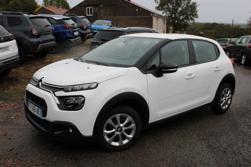 Citroen C3 III BLUE HDI 100 CV FEEL BUSINESS Diesel BLANC BANQUISE Occasion à vendre