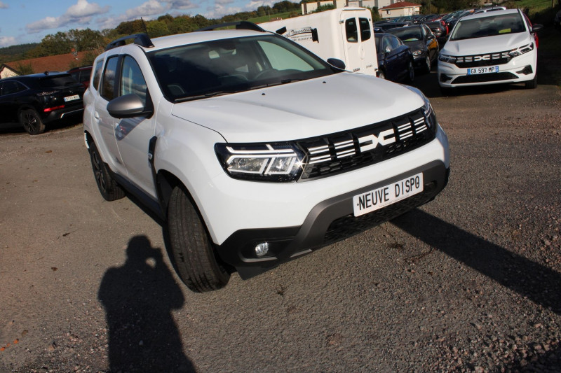 Dacia DUSTER 5 JOURNEY BLUE DCI 115 CV GPS 3D CAMÉRA FULL LED USB JA 17 RE BLUETOOTH RÉGULATEUR Diesel BLANC ALPIN Occasion à vendre