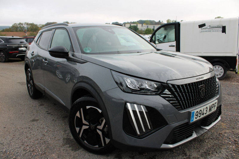 Peugeot 2008 PHASE 4 ALLURE 100 CV ESSENCE BOITE 6V CUIR CAMÉRA 180 GRAND GPS 3D MÉDIA USB  FULL LEDS Essence GRIS SELENIUM Occasion à vendre