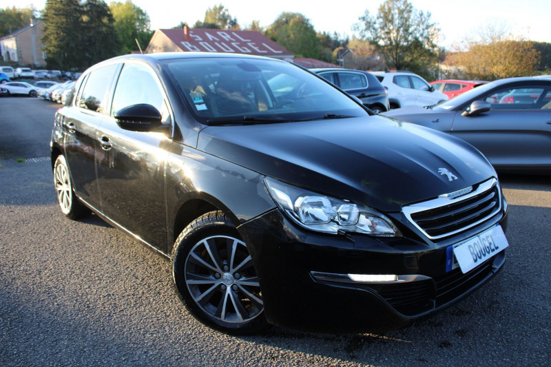 Peugeot 308 III ALLURE 110 CV ESSENCE GPS 3D CLIM ATTELAGE USB JA 16 RADAR BLUETOOTH RÉGULATEUR Essence NOIR PERLA Occasion à vendre