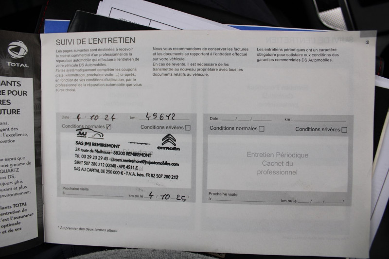Photo 18 de l'offre de DS DS 3 CROSSBACK BICOLOR RIVOLI EAT8 BOITE AUTO ESSENCE 130 CV FULL LEDS CUIR GRAND GPS CAMÉRA à 21500€ chez Bougel transactions