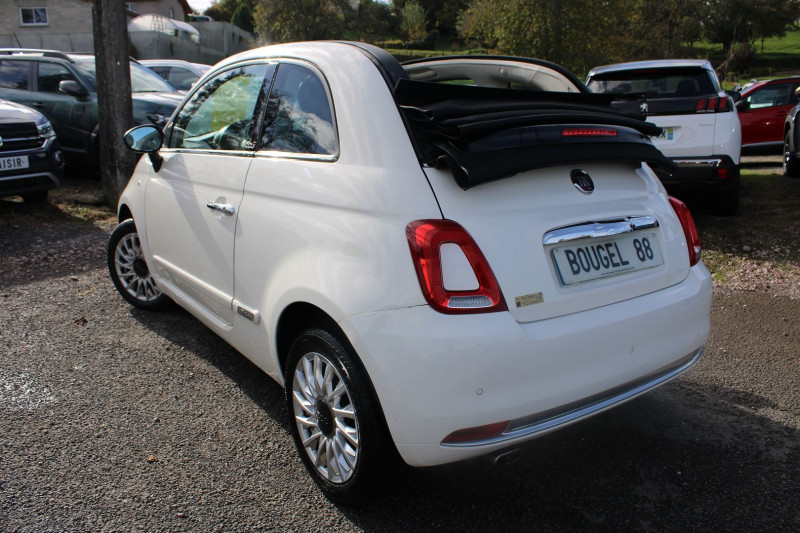 Photo 3 de l'offre de FIAT 500C CABRIOLET PACK LOUNGE 70 CV ÉCRAB TACTILE USB JA 15 RADAR BLUETOOTH RÉGULATEUR à 10990€ chez Bougel transactions