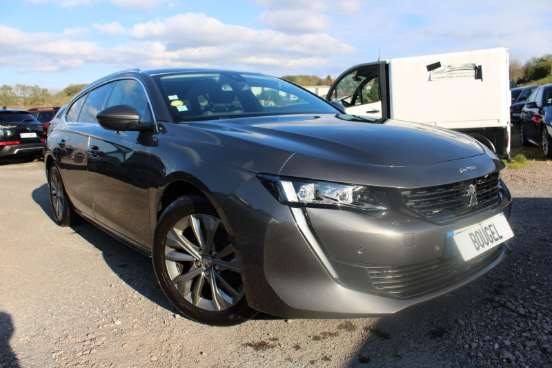 Peugeot 508 III SW 1L6 BLUEHDI 130 ALLURE BOITE 6V CAMÉRA REGULATEUR BLUETOOTH GPS USB MI CUIR ABS Diesel GRIS PLATINIUM Occasion à vendre