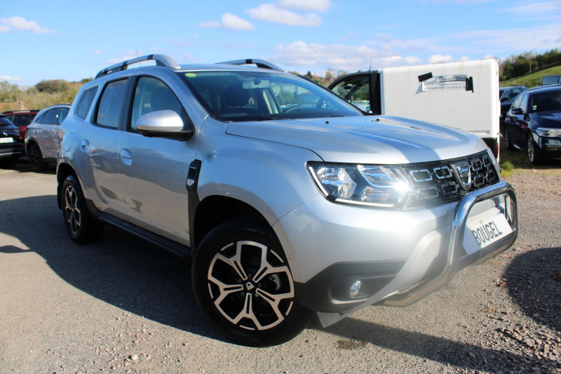 Dacia DUSTER 4 BLUE DCI 115 CV PRESTIGE  4X4  GPS 3D CAMÉRA JA 17 PARE BUFFLE RE USB RÉGULATEUR Diesel GRIS HIGHLAND Occasion à vendre