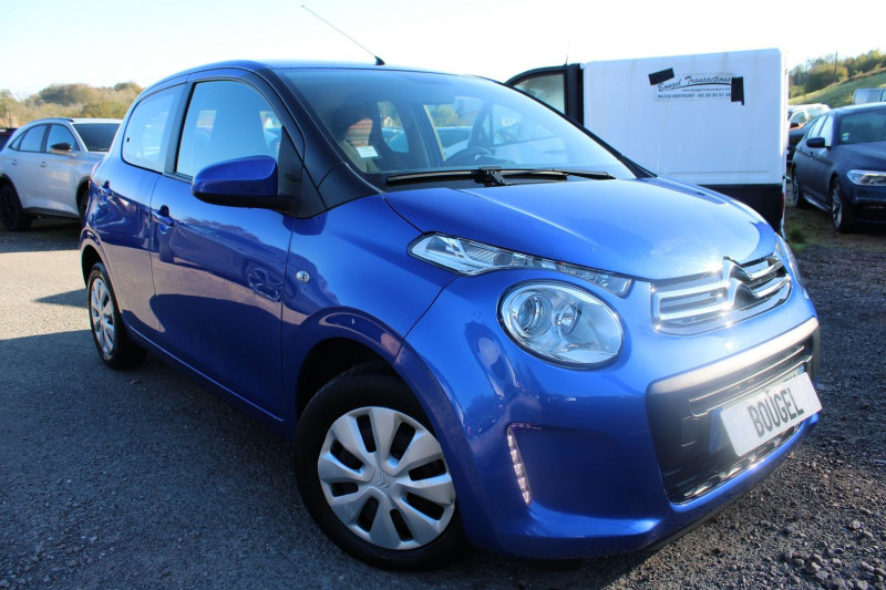 Citroen C1 III VTI 72 CV FEEL ESSENCE CLIM AUDIO MP3 LIMITEUR VITRES TEINTÉES ROUE DE SECOURS Essence BLEU CALVI Occasion à vendre