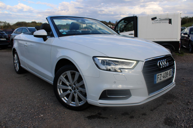 Photo 2 de l'offre de AUDI A3 CABRIOLET DESIGN LUXE 2L TDI 150 CV GPS 3D JA 17 XÉNON+ LED BLUETOOTH USB BOITE S-TRONIC-7 à 22900€ chez Bougel transactions