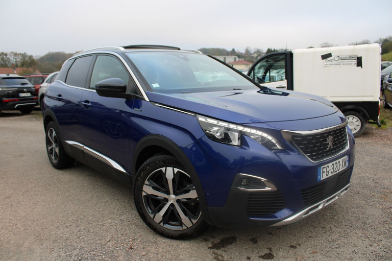 Peugeot 3008 III 2L HDI 180 CV GT-LINE GPS 3D CAMÉRA FULL LED TOIT PANO JA 18 RE BOITE AUTO EAT-8 Diesel BLEU MAGNETIC Occasion à vendre