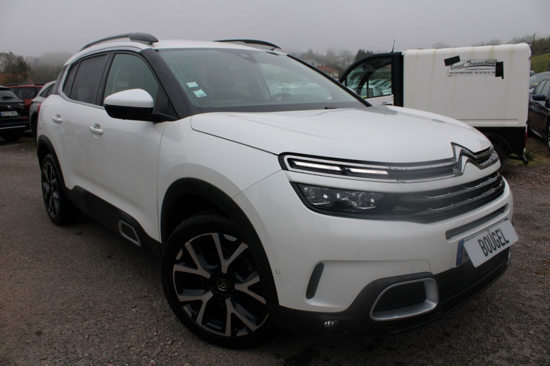 Citroen C5 AIRCROSS SHINE BLUE HDI 130 CV GPS 3D CAMÉRA FULL LED ATTELAGE JA 19 USB BOITE AUTO EAT-8 Diesel BLANC NACRÉ Occasion à vendre