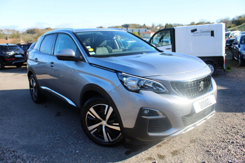 Peugeot 3008 III BLUE HDI 130 CV ALLURE GPS 3D CAMÉRA RE USB JA 18 I-COKPIT BLUETOOTH RÉGULATEUR Diesel GRIS ARTENSE Occasion à vendre