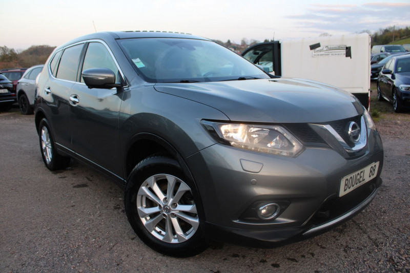 Nissan X-TRAIL CONNECT EDITION DCI 130 CV  7 PLACES  GPS 3D CAMÉRA TOIT PANO JA 17 RÉGULATEUR Diesel GRIS SQUALE Occasion à vendre