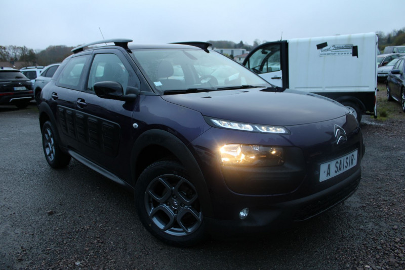 Citroen C4 CACTUS 1L6 BLUEHDI 100 FEEL GPS USB CAMÉRA REGULATEUR BLUETOOTH ABS JA 16  DIESEL Diesel DEEP PURPLE Occasion à vendre