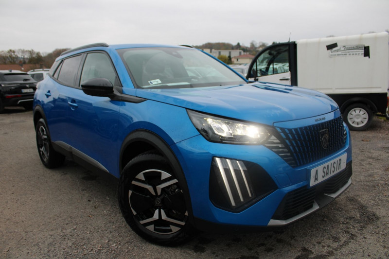 Peugeot 2008 PHASE 4 ALLURE 136 CV MILD HYBRID GPS 3D CAMÉRA JA 17 FULL LED I-COKPIT BOITE AUTO DSC-6 Hybride BLEU VERTIGO Occasion à vendre