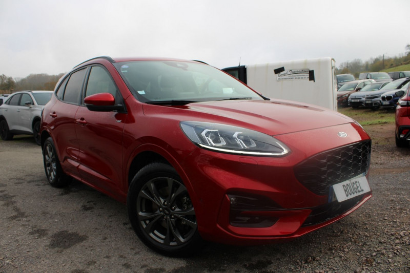 Ford KUGA 4 ST-LINE 2L5 HYBRID 225 CV PHEV GPS 3D CAMÉRA FULL LED I-COKPIT RE BOITE AUTO CVT Hybride ROUGE ELIXIR Occasion à vendre