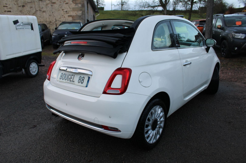 Photo 2 de l'offre de FIAT 500 II C LOUNGE CABRIOLET CLIM 70 CV U-CONNECT USB CITY JA 15 RADAR BLUETOOTH RÃGULATEUR à 9990€ chez Bougel transactions