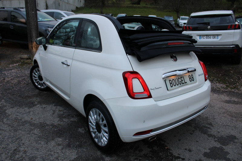 Photo 3 de l'offre de FIAT 500C CABRIOLET DOLCEVITA HYBRIDE GPS CONNECT USB RÉGULATEUR BLUETOOTH CUIR LEDS CLIM à 12990€ chez Bougel transactions