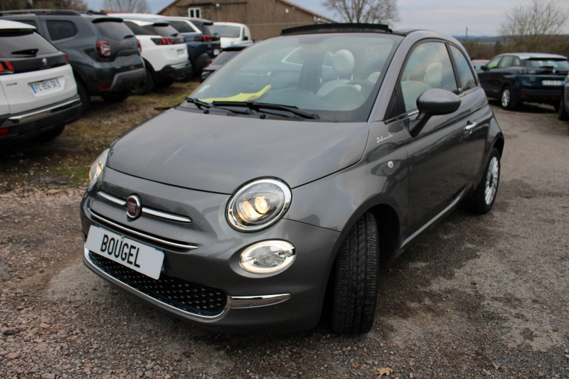 Photo 3 de l'offre de FIAT 500 II C CABRIOLET DOLCEVITA HYBRIDE GPS CONNECT USB RÃGULATEUR BLUETOOTH CUIR LEDS CLIM à 13200€ chez Bougel transactions