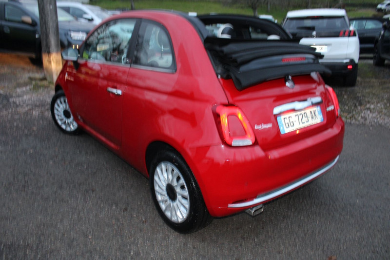 Photo 3 de l'offre de FIAT 500C CABRIOLET DOLCEVITA HYBRIDE GPS CONNECT USB RÉGULATEUR BLUETOOTH CUIR LEDS CLIM à 12990€ chez Bougel transactions