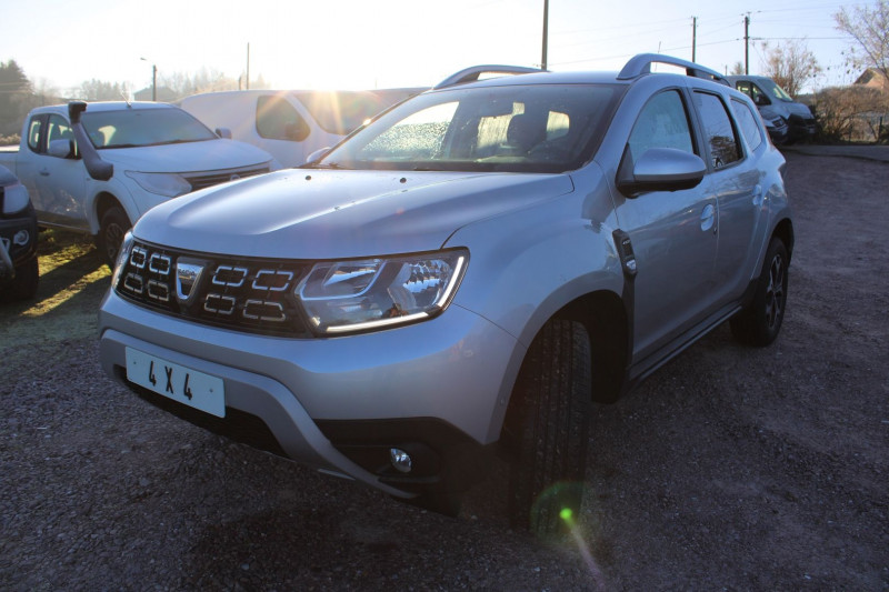 Dacia DUSTER III PRESTIGE LUXE 4X4 BLUEDCI 115 BOITE 6V CAMÉRA 360 RÉGULATEUR ATTELAGE AMOVIBLE Diesel GRIS PLATINE Occasion à vendre