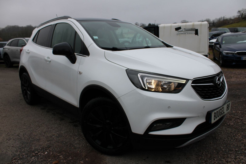 Opel MOKKA X COLOR EDITION 1L6 CDTI 136 CV GPS 3D CAMÉRA AUDIO USB JA 18 BLUETOOTH RÉGULATEUR Diesel BLANC / TOIT NOIR Occasion à vendre