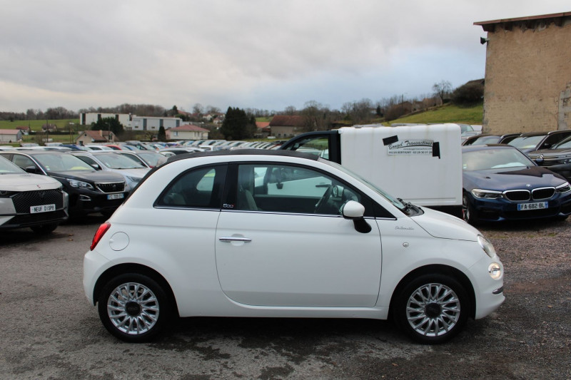 Photo 7 de l'offre de FIAT 500C CABRIOLET DOLCEVITA HYBRIDE GPS CONNECT USB RÉGULATEUR BLUETOOTH CUIR LEDS CLIM à 12990€ chez Bougel transactions